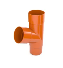 BRYZA PVC T-rúra 63/63/63 mm tehlová