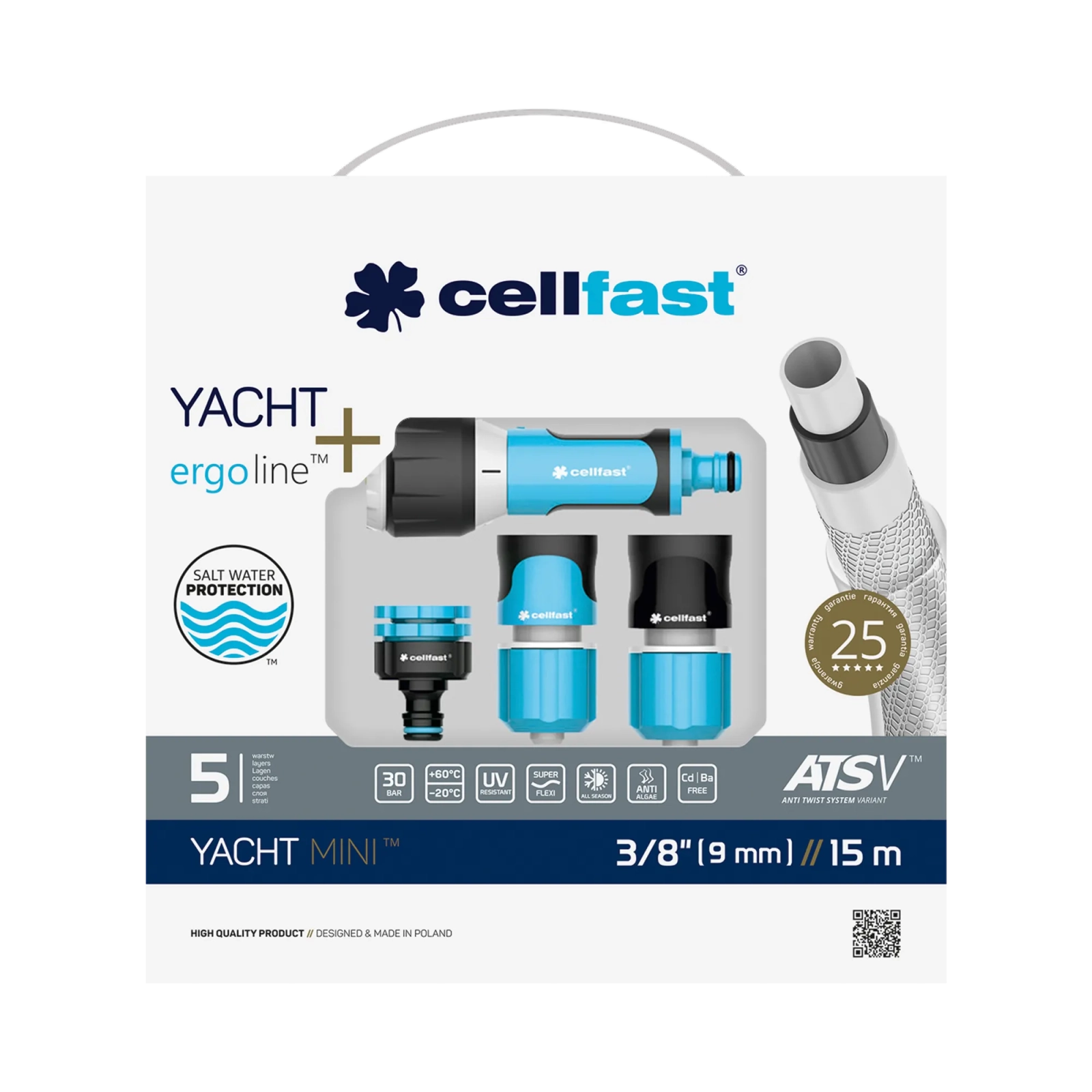 Súprava na zavlažovanie YACHT MINI 3/8" 15 m Súprava na zavlažovanie YACHT MINI 3/8" 15 m