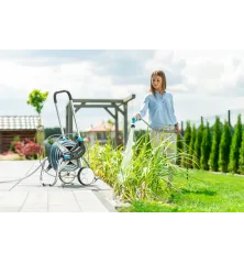 Kovový vozík na hadicu EXPLORER