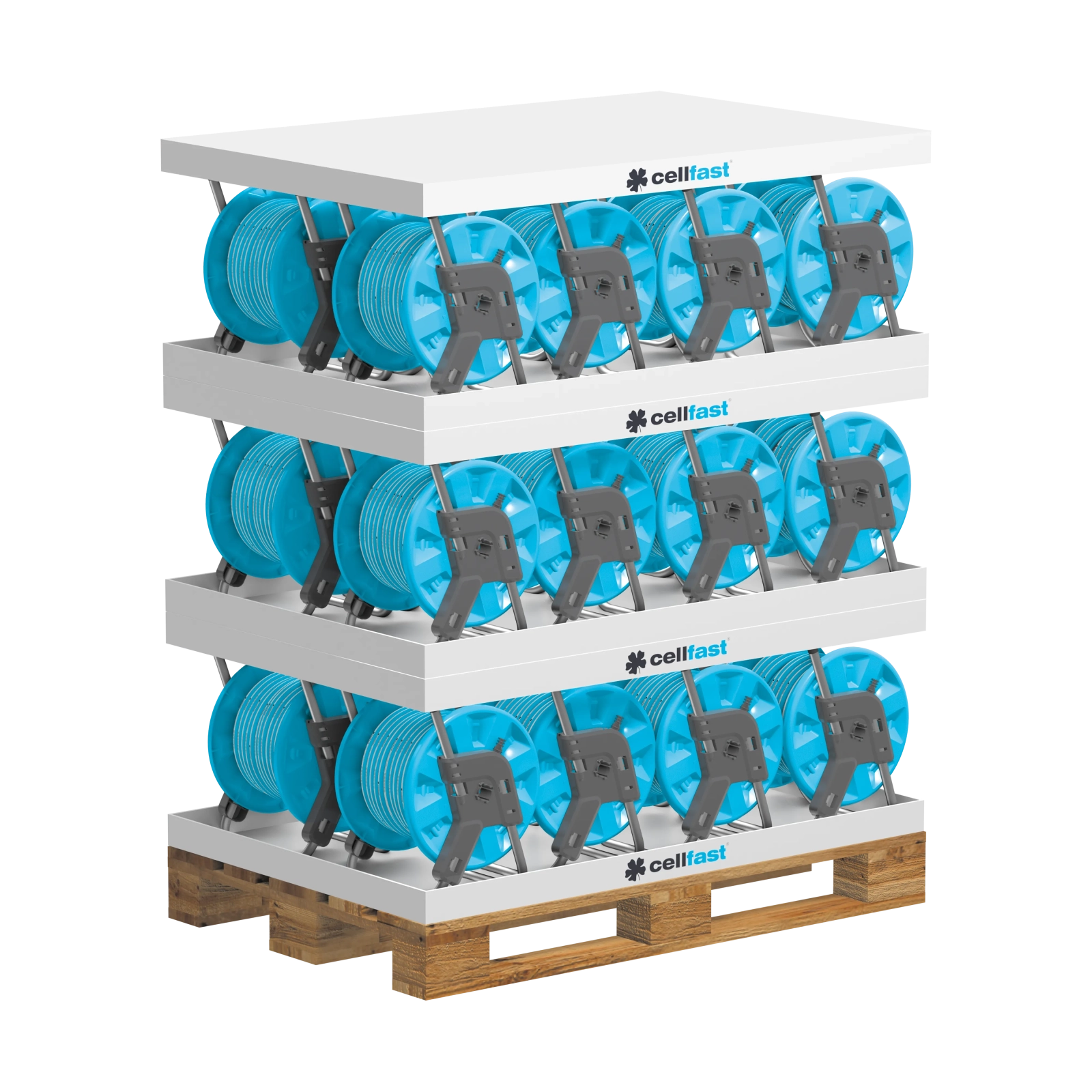 Naviják na hadicu ALUPLUS 45m 1/2" (paletový displej) Naviják na hadicu ALUPLUS 45m 1/2" (paletový displej)