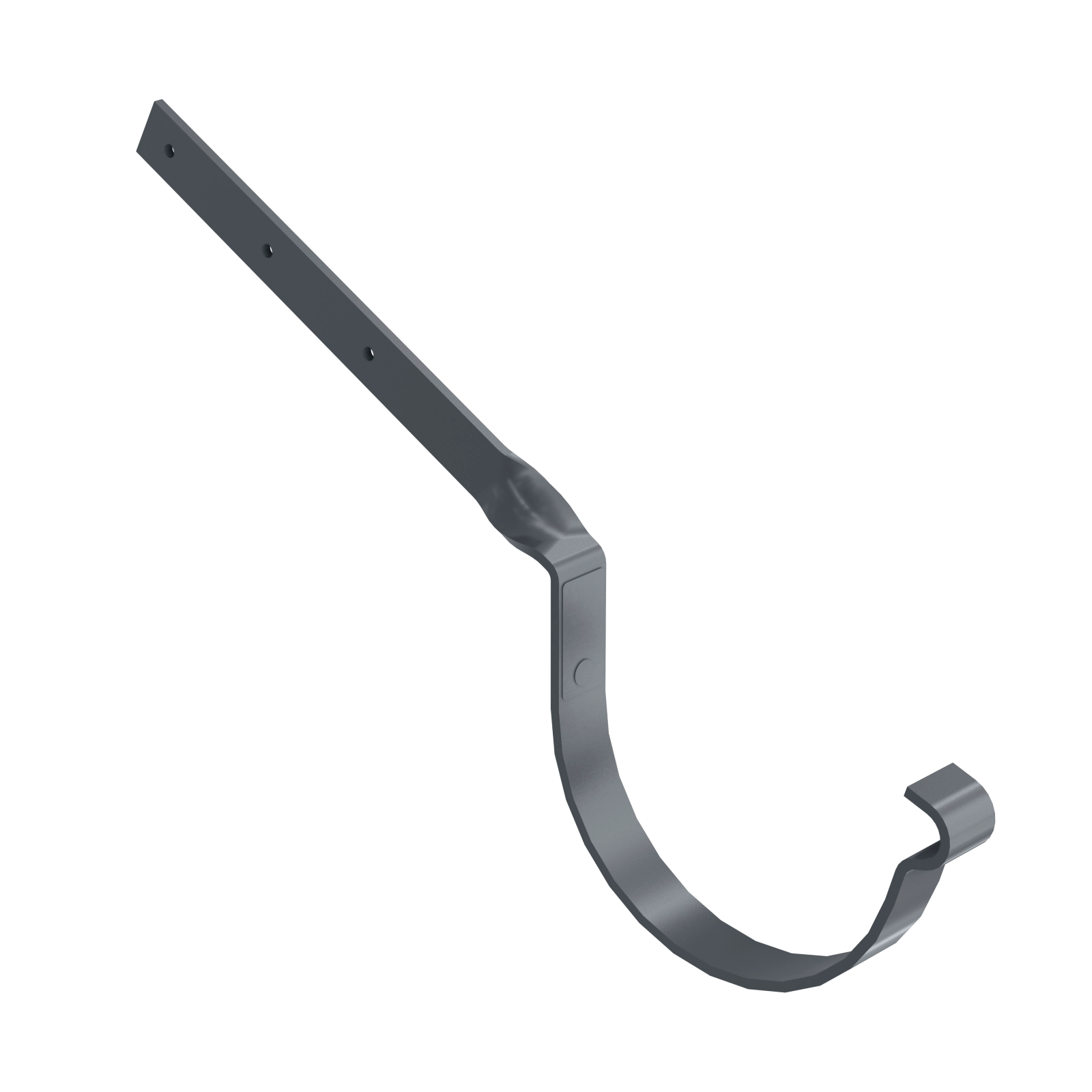BRYZA STAL Hák žlabu překroucený 150 mm antracitová