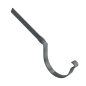 BRYZA STAL Hák žlabu překroucený 150 mm antracitová