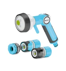 Zavlažovacia pištoľ 4 funkcie - set 1/2" ENERGO