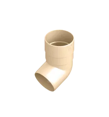Koleno 80 mm béžové