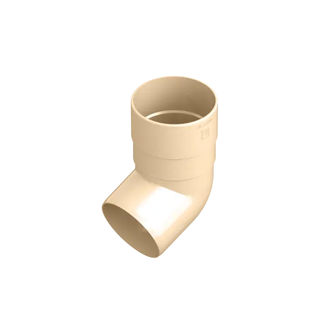 Koleno 80 mm béžové
