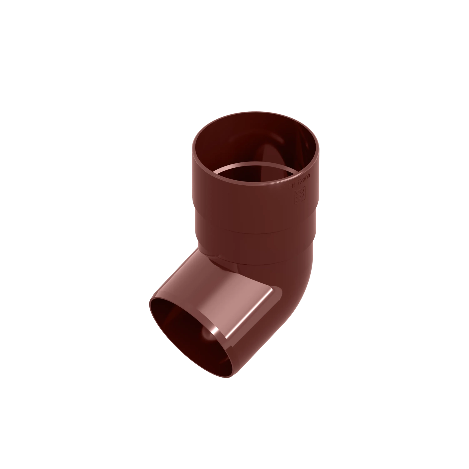 Koleno 80 mm červené