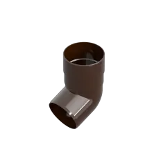 Koleno 80 mm hnědé