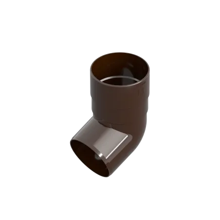 Koleno 80 mm hnědé