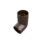 Koleno 80 mm hnědé