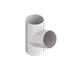 T-trubka 120 mm / 80 mm šedá