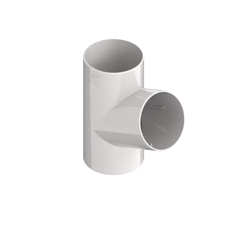 T-trubka 120 mm / 80 mm šedá