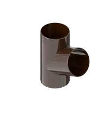 T-trubka 120 mm / 80 mm hnědá