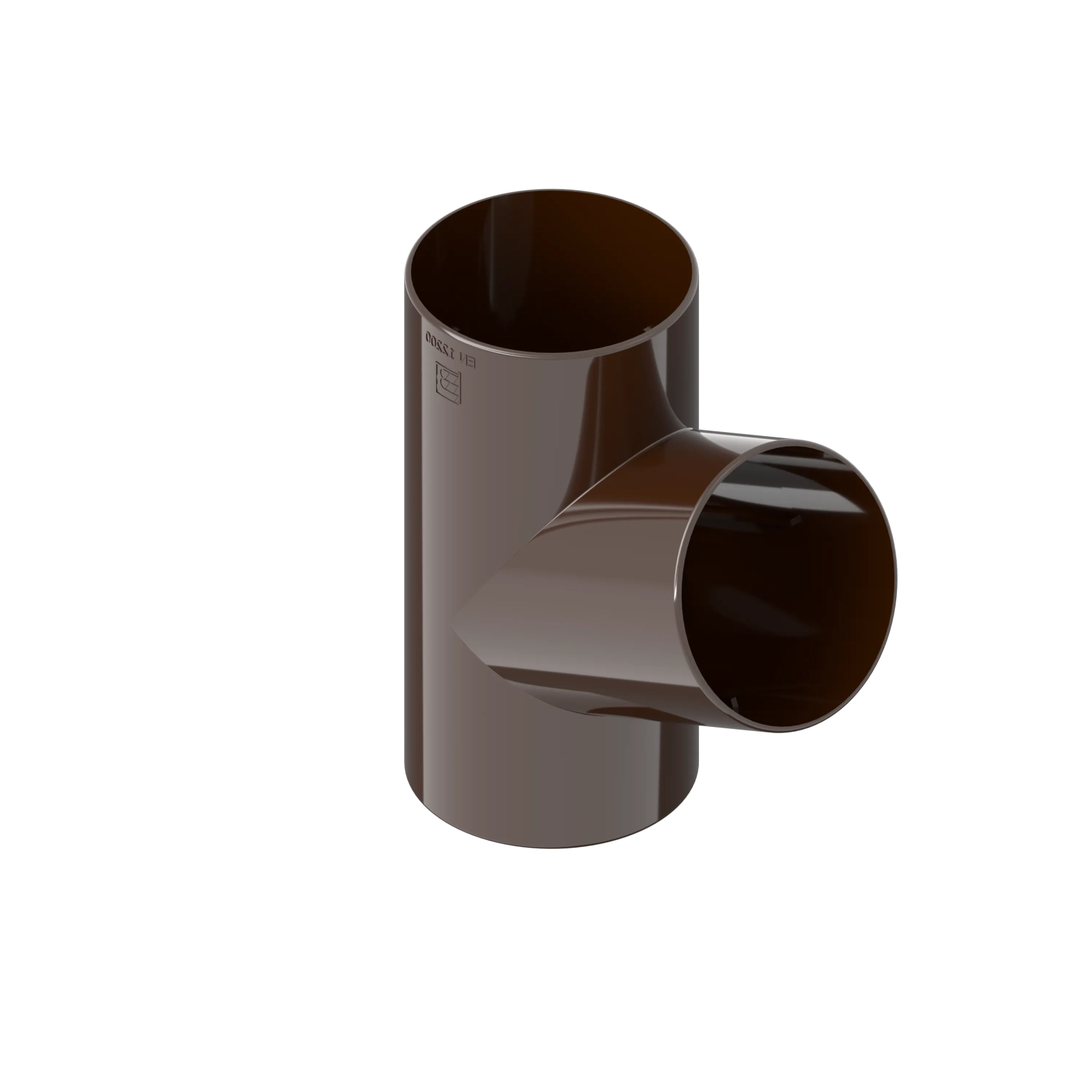 T-trubka 120 mm / 80 mm hnědá