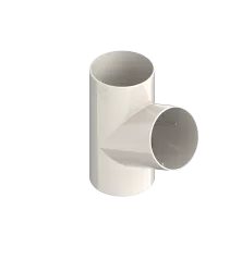 T-trubka 120 mm / 80 mm bílá