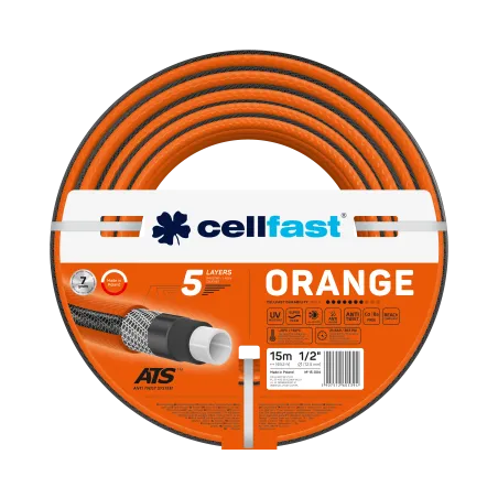 Pětivrstvá zahradní hadice Orange