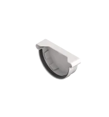 Koncový uzávěr pravý 120 mm šedý