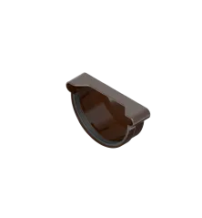 Koncovka pravá 120 mm hnědá