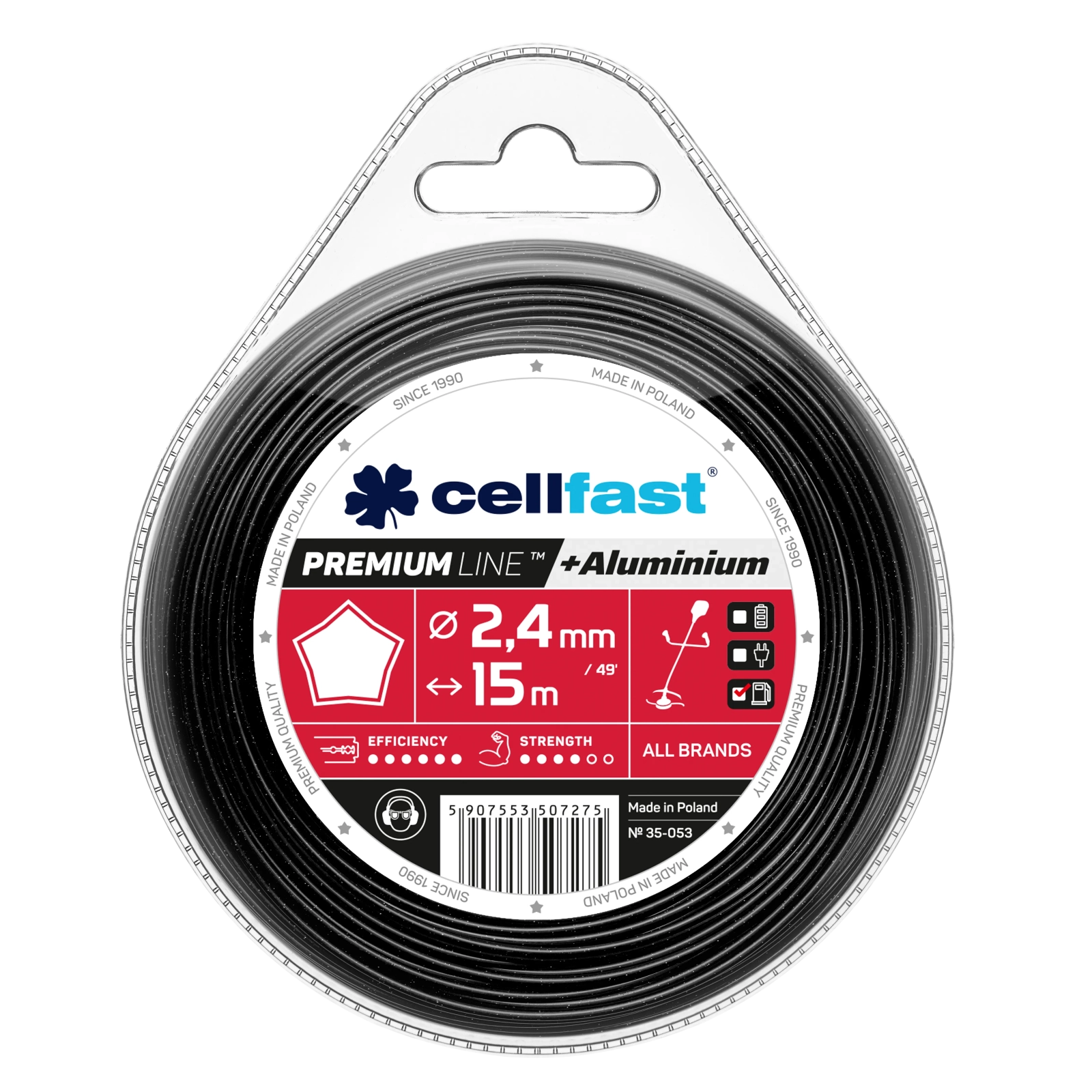 Žací struna PREMIUM - hvězda