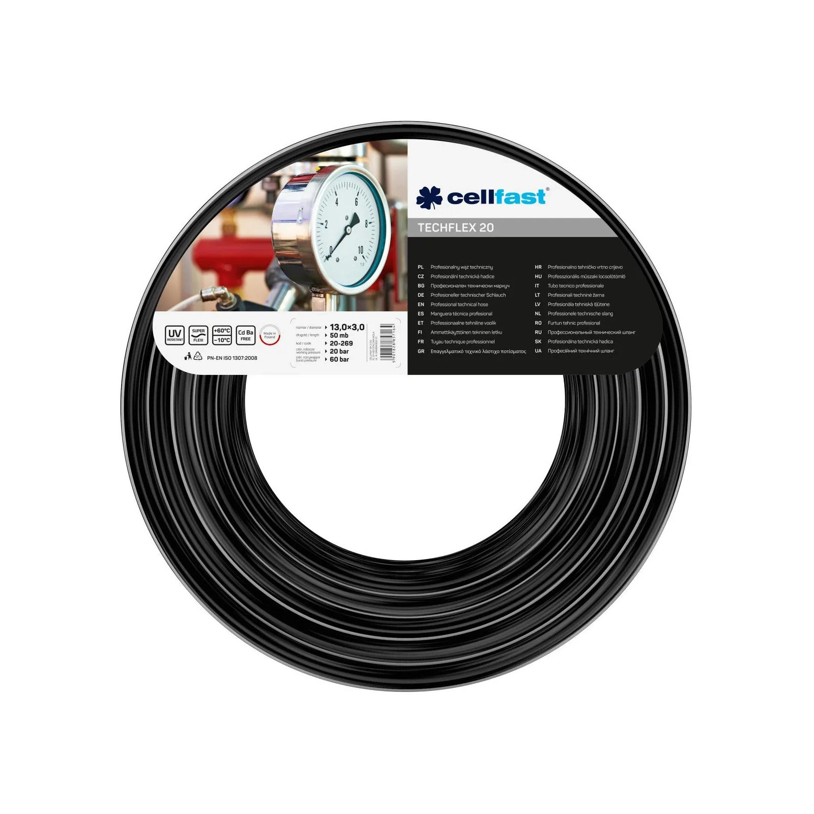 Profesionální technická hadice TECHFLEX 20