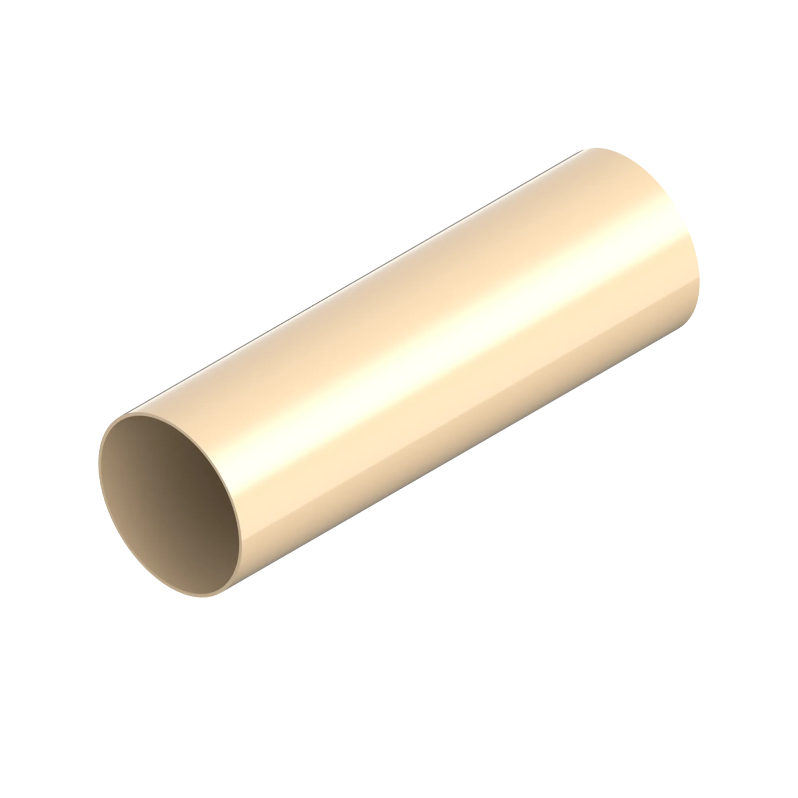 LEFOLYÓCSŐ 80 mm / 3 m béžový