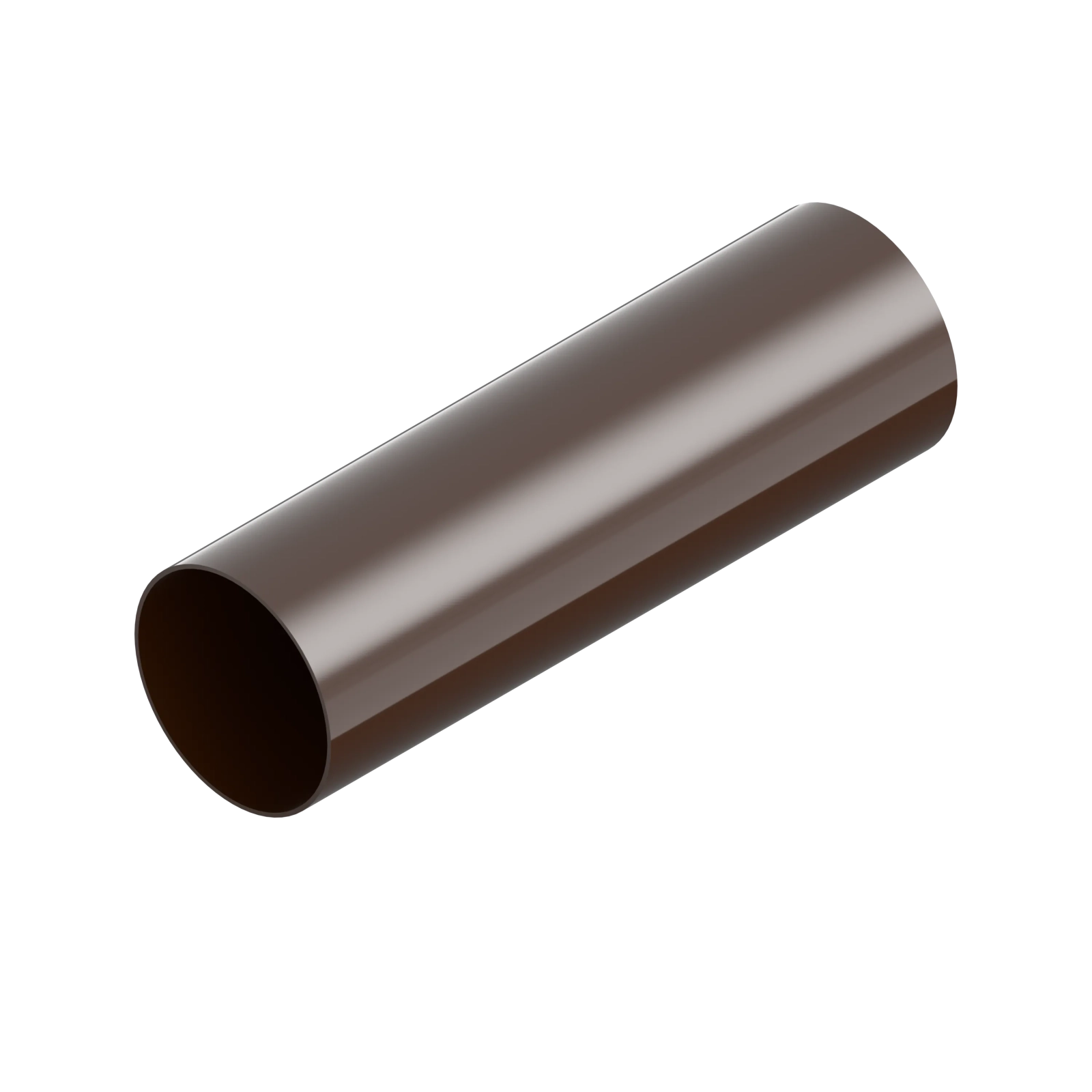 LEFOLYÓCSŐ 80 mm / 3 m hnědá