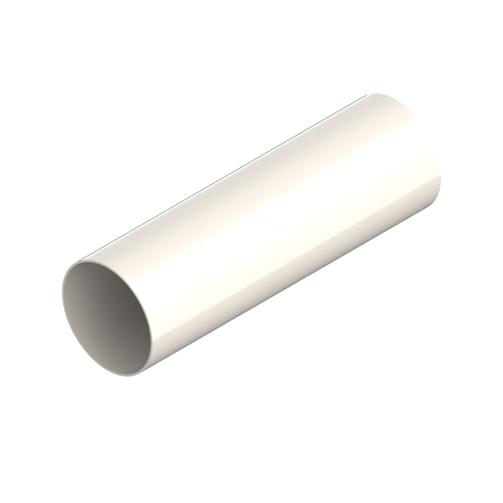 LEFOLYÓCSŐ 80 mm / 3 m bílá