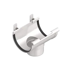 Odtok 120 mm / 80 mm šedý