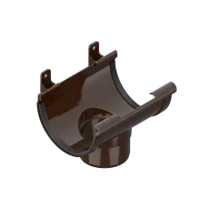 Odtok 120 mm / 80 mm hnědý