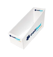 Kartonový stojan na konektory