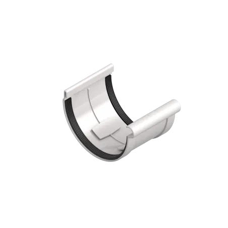 Žlabový spoj 120 mm šedý