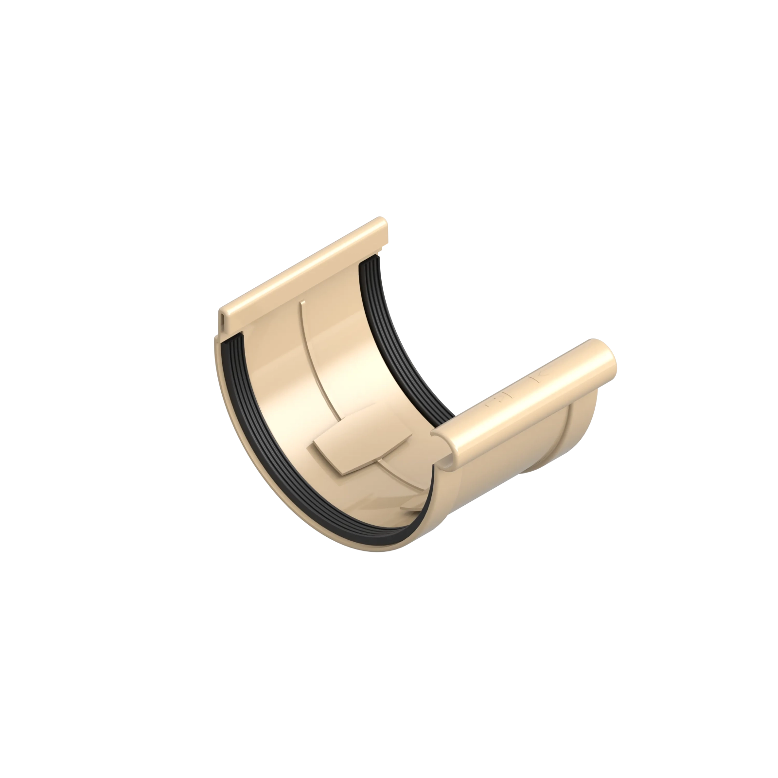 Žlabový spoj 120 mm béžový