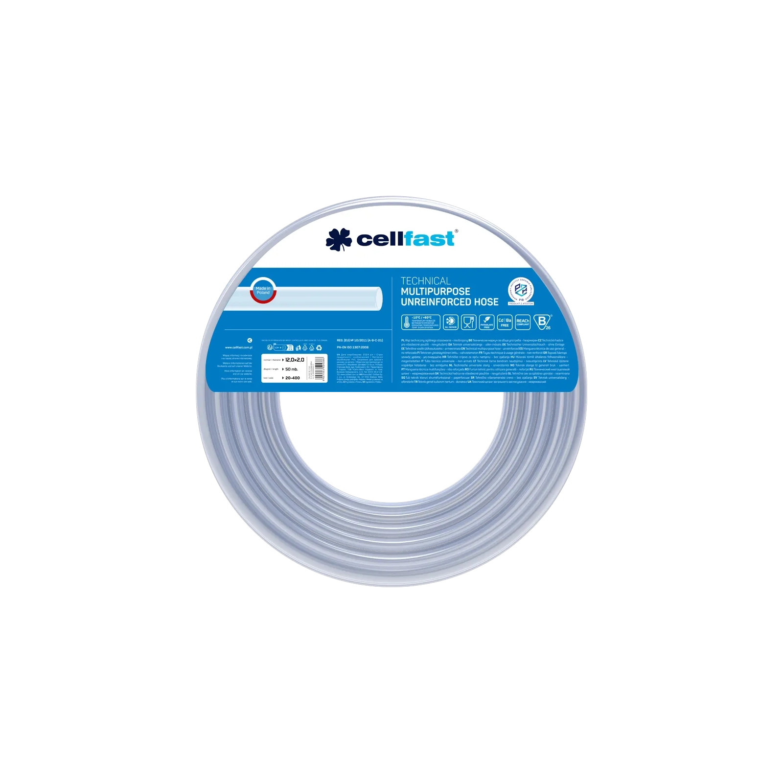 Viacúčelová nevystužená hadica