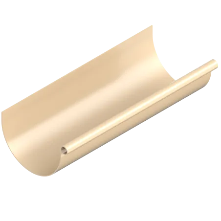 Střešní žlab 120 mm / 4 m béžový