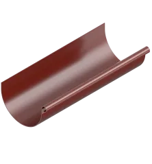 Střešní žlab 120 mm / 4 m červený