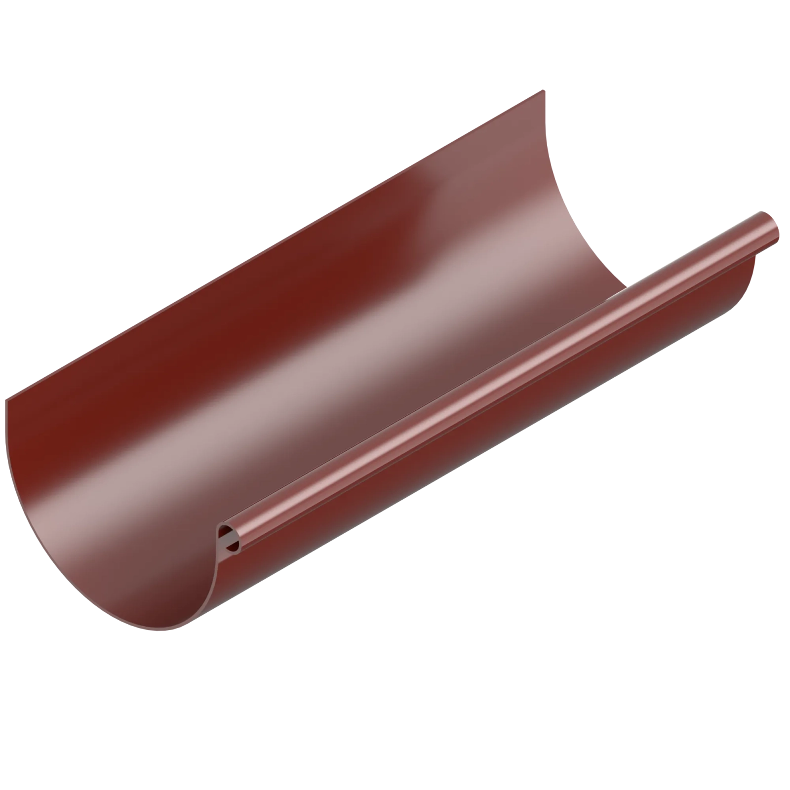 Střešní žlab 120 mm / 4 m červený