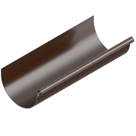 Střešní žlab 120 mm / 4 m hnědý