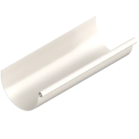 Střešní žlab 120 mm / 4 m bílý