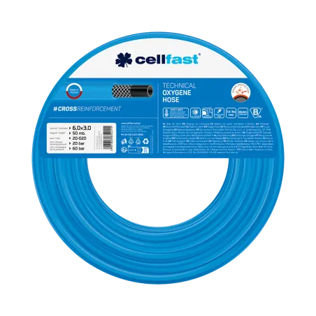 Kyslíková hadice 6,0 × 3,0 mm 50 m