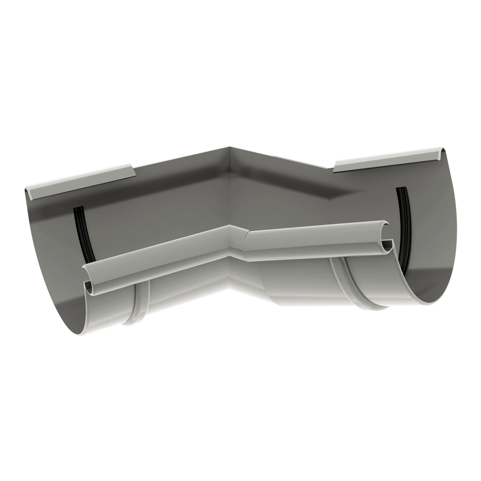 Vnitřní roh (dodatečný sklon) 150 mm šedý