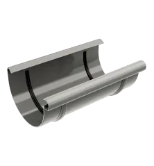 Spára žlabu 150 mm šedá