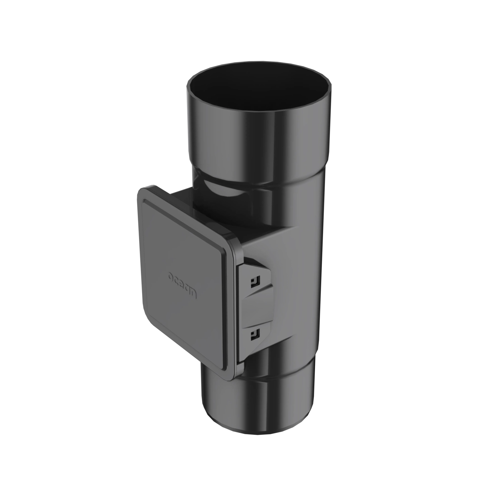 Čistící otvor 110 mm černý