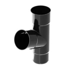 T-trubka 110 mm / 110 mm černá