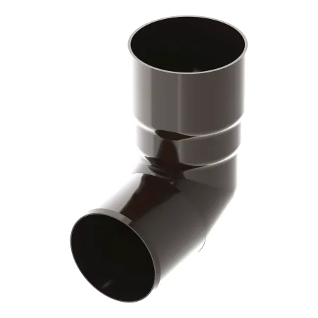 Koleno libovolný úhel 110 mm hnědý