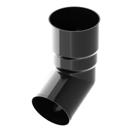 Koleno 110 mm černé