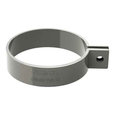 LEFOLYÓCSŐ upínací kroužek 90 mm šedý