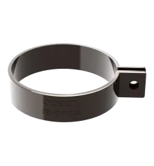 LEFOLYÓCSŐ upínací kroužek 90 mm hnědý