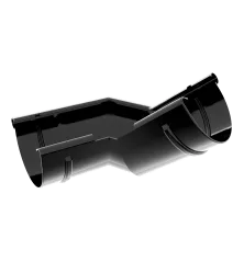 Vnější roh (dodatečný sklon) 125 mm černý