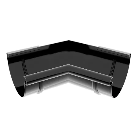 Vnitřní roh (volitelný úhel) 125 mm černý