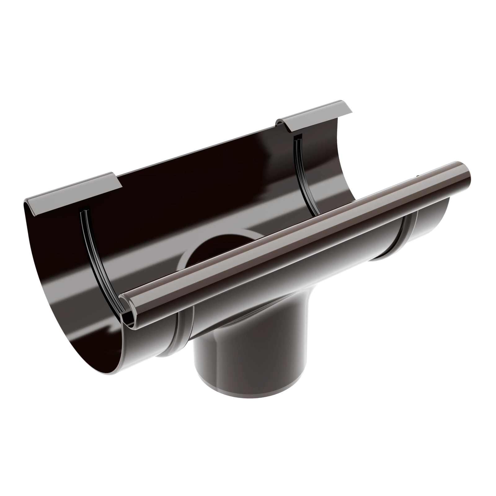 Okapový žlab 125 mm / 90 mm hnědý