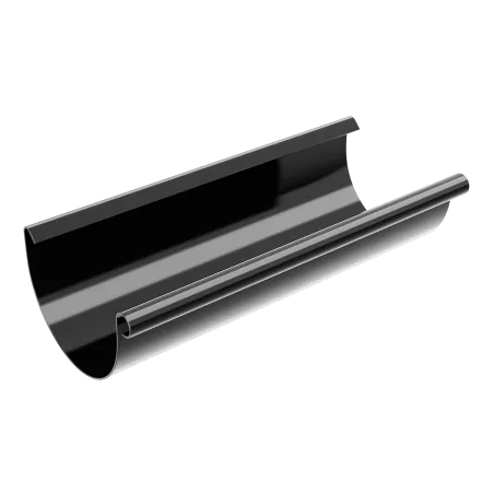 Střešní žlab 3 m / 125 mm černý